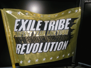 EXILE TRIBE perfect year 2014フラッグ